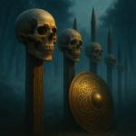 Нарисуй мне иллюстрацию для статьи "Черепа на пиках: правда ли кельты коллекцион