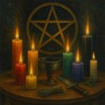 Как выбирать свечи и цветовую гамму для викканского алтаря