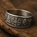 Серебряные кольца с символами защиты