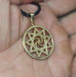 Славянский символ Инглии в ювелирных изделиях