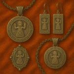 Украшения с символикой богини Макошь: нитки судьбы, вплетённые в металл