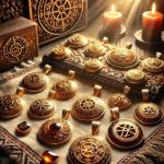 Золотые подвески с чертогами: сочетание красоты и силы