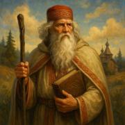 Нарисуй мне иллюстрацию для статьи "Герои-волхвы в былинах: фольклорные образы м