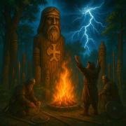 Как строился культ Перуна у древних славян