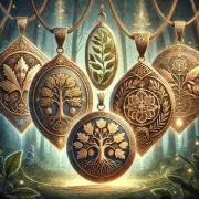 Кулоны с растительными мотивами сила природы в талисмане