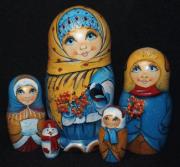 Славянская куколка матрешка