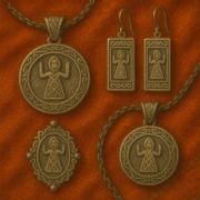 Украшения с символикой богини Макошь: нитки судьбы, вплетённые в металл