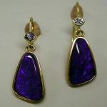 серьги с иолитом