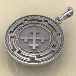 Символ Богини Мары из серебра