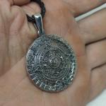 Кулон «Календарь Майя» серебро
