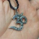 Амулет Ом из серебра