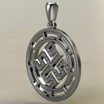 Боговник в протуберанце из серебра