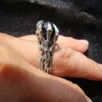 Кольцо с морионом