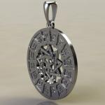 Чертог Лося в Сварожьем круге из серебра