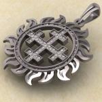 Двенадцатиконечный крест в Солнце