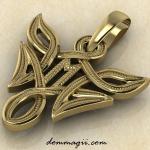 Эваз в вязи золото