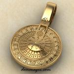 Рунический круг колесо золото