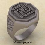 Кольцо Рысич серебро