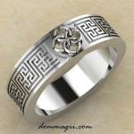 Кольцо «Солнечное счастье» серебро