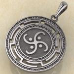 Славянский оберег «Коловрат воздушный» серебро