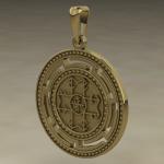 Крест богатства золото