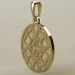 Северная звезда или глаз Одина золото