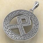 Руна «ОДАЛ» в солярном обережном круге