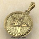 Пентограмма из желтого золота купить