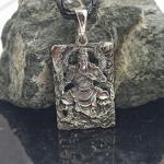 Древнекитайский талисман Гуань Гун из серебра