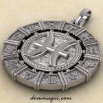 Подвеска знак зодиака Рыбы из серебра