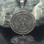 Купить подвеску «Сигил Баель» из серебра — авторский амулет | мастерская Брокка