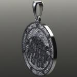 Подвеска Сигил Бифроны из серебра