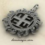 Обрег Ратиборец в солнце из серебро