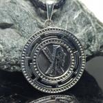 Рунический оберег удачи из серебра