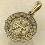 Рыбы золото с бриллиантами