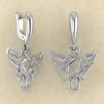 Серьги Кано в вязи