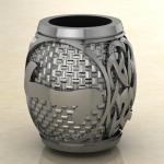 Шарм с Скандинавским амулетом руной Эйваз из серебра