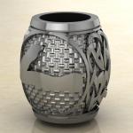 Шарм с Скандинавским амулетом Лагуз из серебра