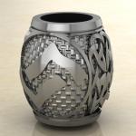 Шарм с Скандинавским амулетом Йера из серебра