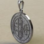 Подвеска Сигил Аим из серебра 925 пробы