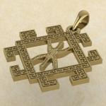 подвеска Славянская руна Рок