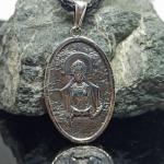 Подвеска с Славянским оберегом богиня Марена из серебра