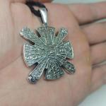 Славянский оберег Крес из серебра