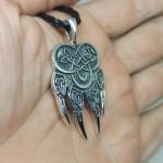 Славянский оберег Печать Велеса четырёхпалая из серебра