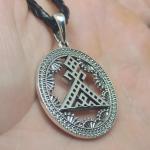 Славянский оберег подвеска Рожаница из серебра