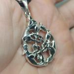 Славянский оберег Стая волков из серебра