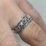 Славянское обережное кольцо Верность со Свадебником