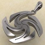 Оберег Вайга серебро