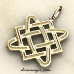 Звезда лады Богородицы малая из золота