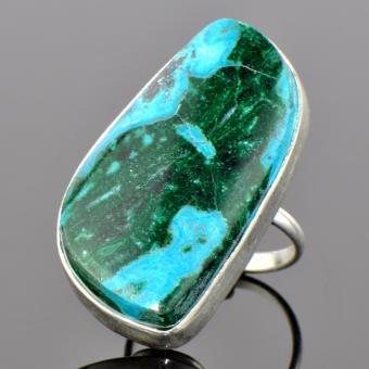 Кольцо с Хризоколлой